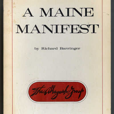 A Maine Manifest | Richard Barringer