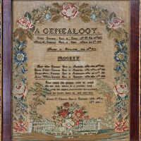 Sarah Ann Cheney | Sampler | 1846