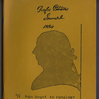Rufus Putnam Journal, 1784