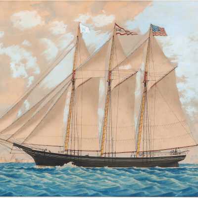 Pembroke, Maine Schooner, George K. Hatch | Louis Roust | 1876