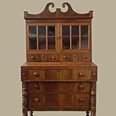 Secretary Desk | Wadsworth-Raye Family | Circa 1840 | Eastport, Maine