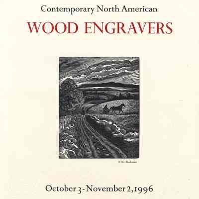 Contemporary North American Wood Engravers | Exhibition Broadside | Davidson Galleries | October 3 - November 2, 1996