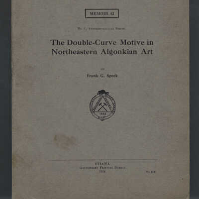 The Double-Curve Motive in Northeastern Algonkian Art | Frank G. Speck