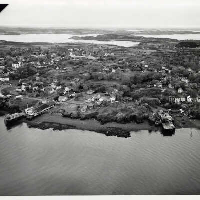 Aerial View | Waterfront along Eastport, Maine. Todd Head. | U. S. Army Corps. of Engineers