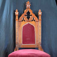Gothic Chair #4, c.1870 | Central Congregational Church | Eastport, Maine