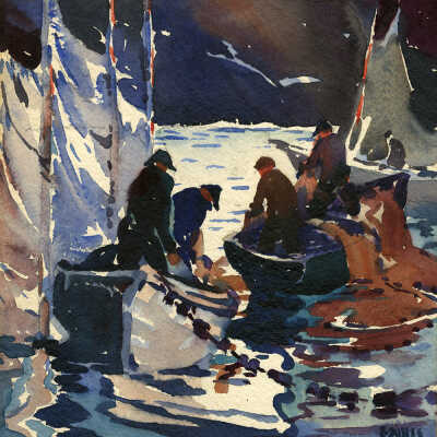 Seining scene | George Pearse Ennis