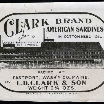 Clark Brand. American Sardines in Cottonseed Oil. | [No Artist Defined]
