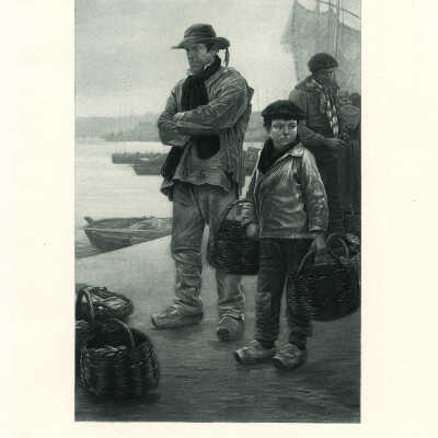 French Sardine Fishing Scene | [No Artist Defined]