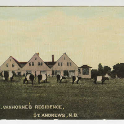 Sir William Van Horne's Residence, Ministers Island, St. Andrews, New Brunswick | Postcard