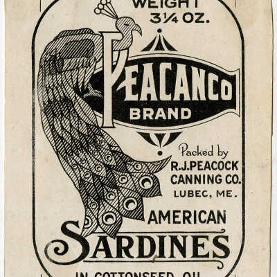 Peacanco Brand. Sardines in Cottonseed Oil. | [No Artist Defined]
