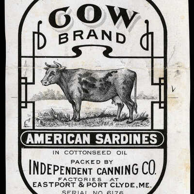 Cow Brand. American Sardines in Cottonseed Oil.