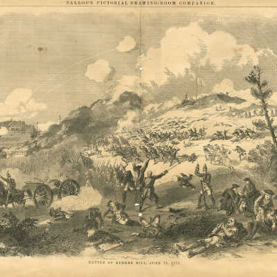 Battle of Bunker Hill, June 17, 1775 | Ballou's Pictorial Drawing-Room Companion