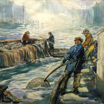 Weir Scene | George Pearse Ennis