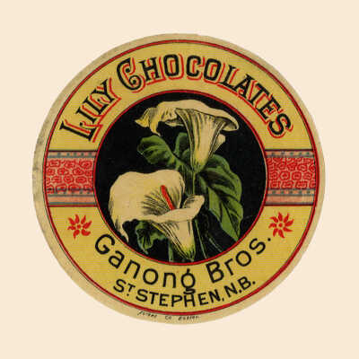 Lily Chocolates. Ganong Brothers. [St. Stephen] | [No Artist Defined]