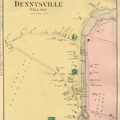 Map of Dennysville, 1881