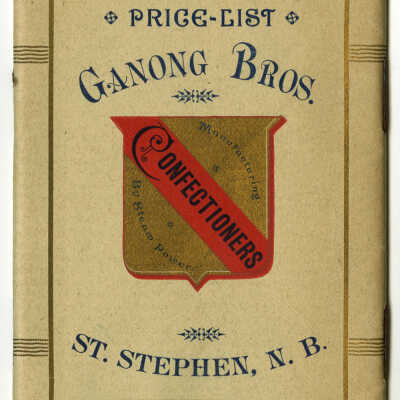 Price-List, Ganong Brothers [St. Stephen] | [No Artist Defined]