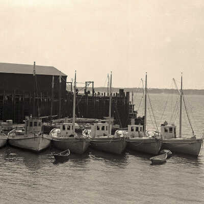 Wharf Scene, Eastport, Maine Waterfront | Cecil Greenlaw