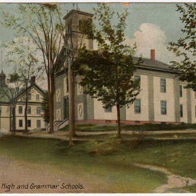 Calais, Maine, High and Grammar Schools | Postcard