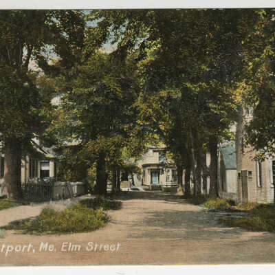 Elm Street, Eastport, Maine | Postcard