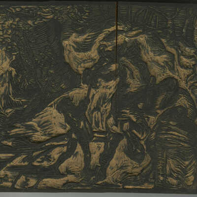 Untitled Block [Child with Horse] | Pauline Inman (?)
