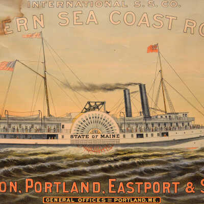 International S.S. Co.: Eastern Sea Coast Route Between Boston, Portland, Eastport & St John