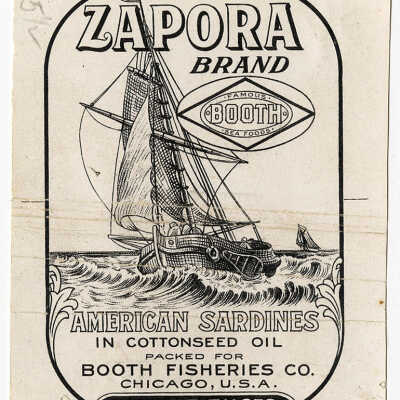Zapora Brand. American Sardines in Cottonseed Oil. | [No Artist Defined]