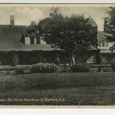 Covenhoven, Van Horne Residence, Ministers Island, St. Andrews, New Brunswick | Postcard