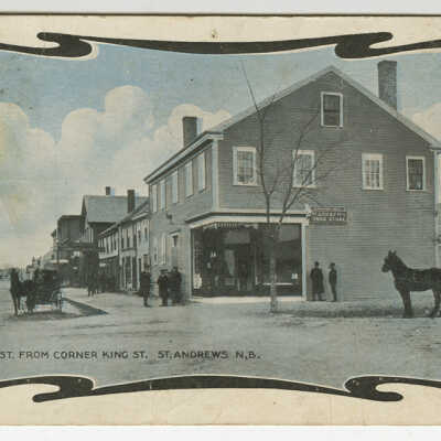Water Street from Corner of King Street, St. Andrews, New Brunswick | Postcard