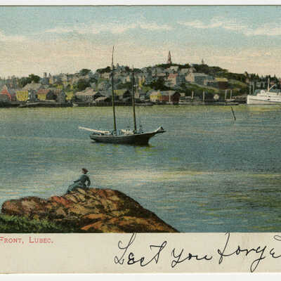 Lubec, Maine, Waterfront | Postcard