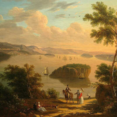 View of Passamaquoddy Bay | Victor De Grailly | c.1845