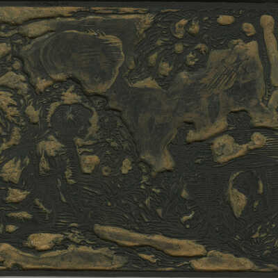 Untitled Block [18th century figure in carriage] | Pauline Inman (?)