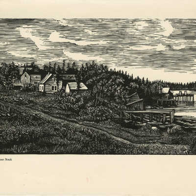 To the Shore - Moose Neck (Greeting Card) | Pauline Inman