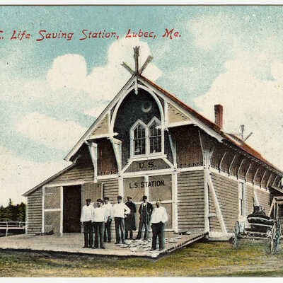 U.S. Life Saving Station, Lubec, Maine | Postcard