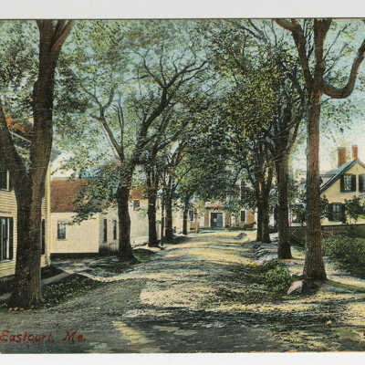 Elm Street, Eastport, Maine | Postcard