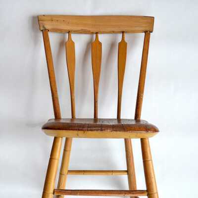 Thumb Arrow Back Chair, c.1822 | Joseph Very | Eastport, Maine