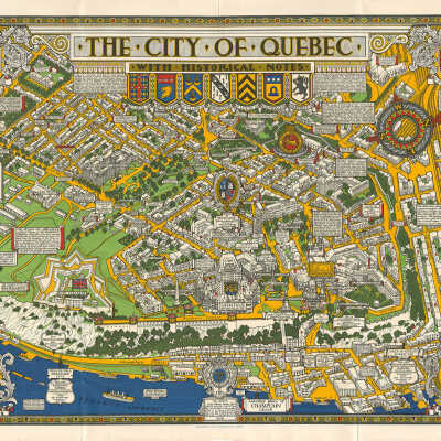 The City of Quebec with Historical Notes | Published by Alexander & Cable Litho Co, Toronto, 1932