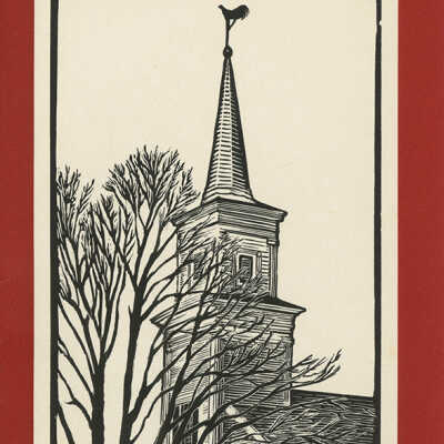 Newtown Spire (Christmas card) | Pauline Inman