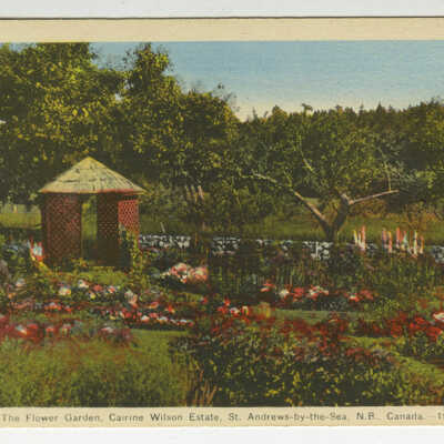 Gardens at Cairine Wilson Estate, St. Andrews, New Brunswick | Postcard