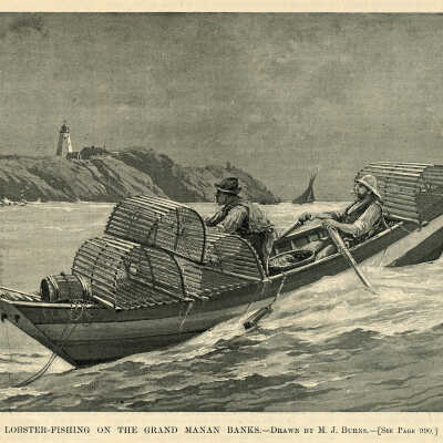 Lobster-Fishing on the Grand Manan Banks | M.J. Burns