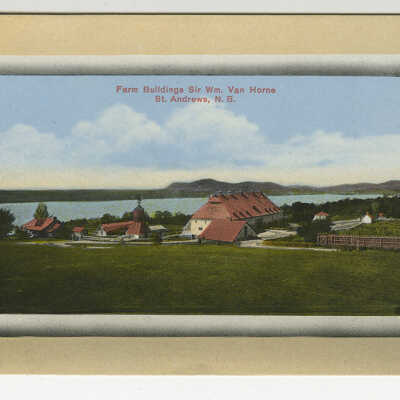 Farm Buildings, Sir William Van Horne, Ministers Island, St. Andrews, New Brunswick | Postcard