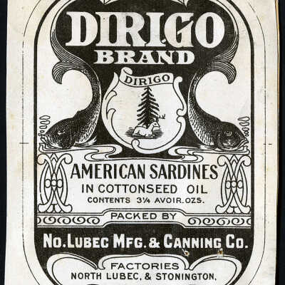 Dirigo Brand. American Sardines in Cottonseed Oil. | [No Artist Defined]