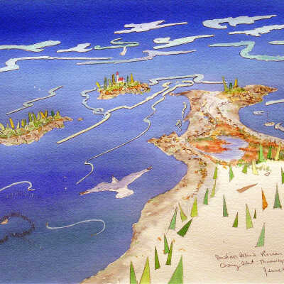 Indian Island, Rouen Islet, Cherry Islet, Thrumpcap Islet | Jerome K. Andrews