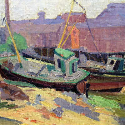 Eastport Scene | Jessie Bryan Trefethen