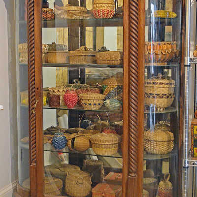 China Cabinet, c.1890 | Kilby House | Eastport, Maine
