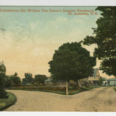 Entrance to Covenhoven, Ministers Island, St. Andrews, New Brunswick | Postcard