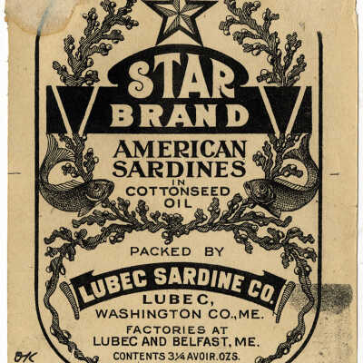 Star Brand. American Sardines in Cottonseed Oil. | [No Artist Defined]