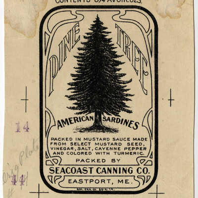 Pine Tree Brand. American Sardines. | [No Artist Defined]