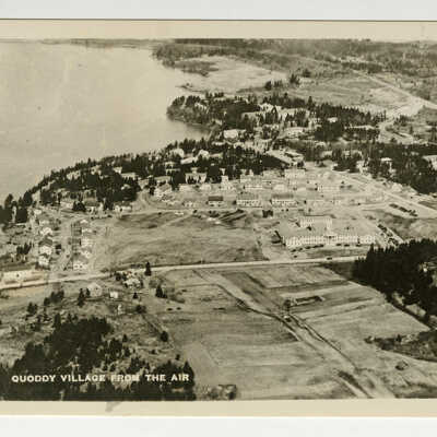 Quoddy Village from the Air, Eastport, Maine | Postcard