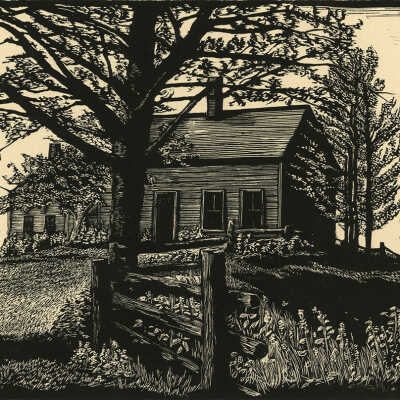 Untitled [House with Old Fence] | Pauline Inman