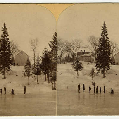 Dennys River, Dennysville, Maine | Stereoview Photograph | c.1870